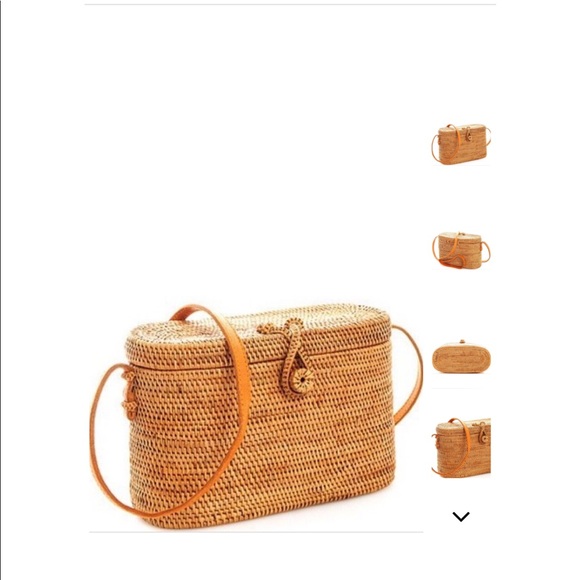 Handbags - LAST 1️⃣ Handwoven Rattan Crossbody Bag